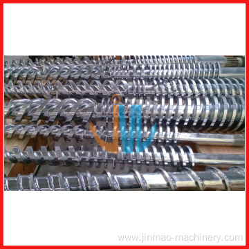 Hard chrome conical twin screw for extruder